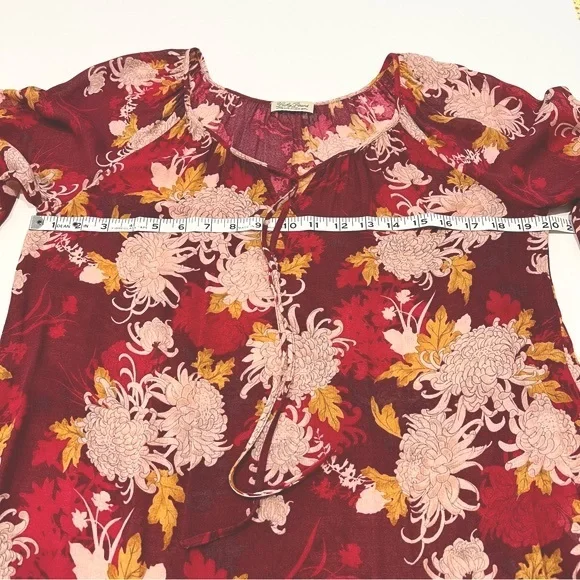 Lucky Brand Floral Balloon Sleeves - Picture 10 of 11